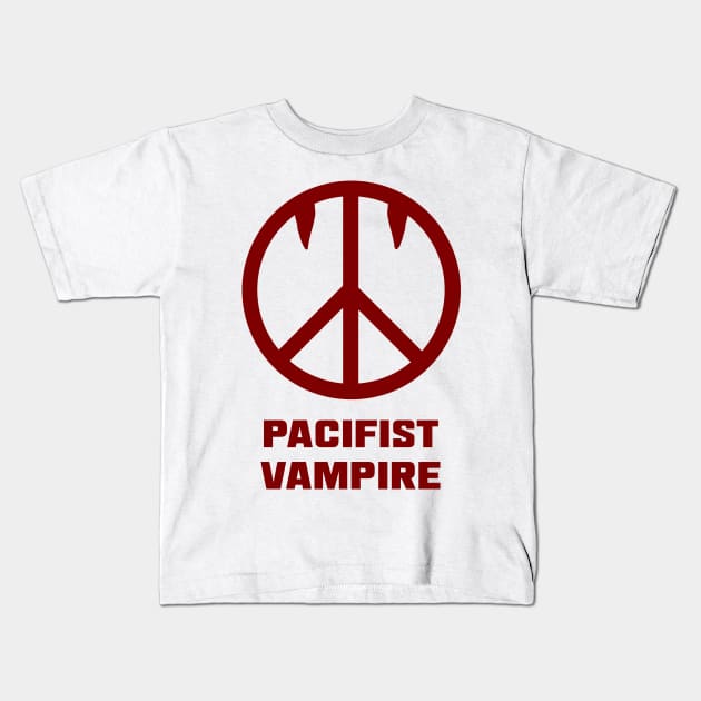 Pacifist Vampire Kids T-Shirt by LochNestFarm